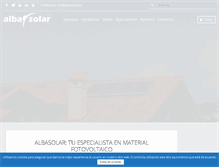 Tablet Screenshot of albasolar.es
